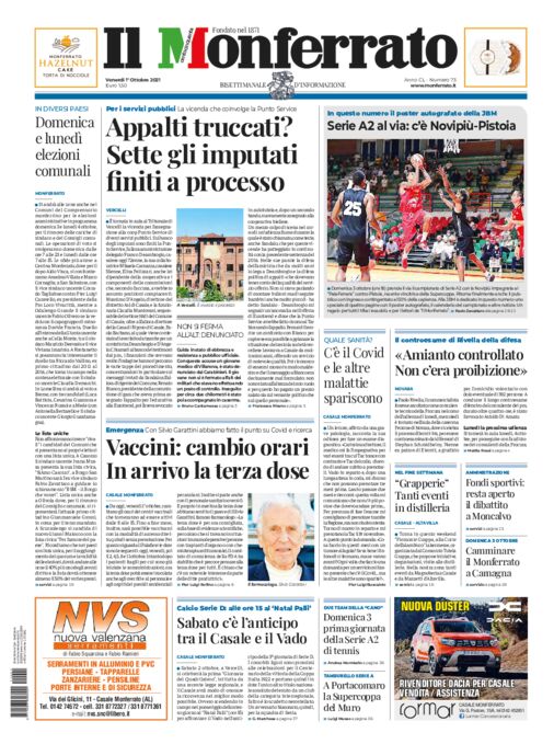 Il Monferrato - Edizione 73 del 01/10/2021